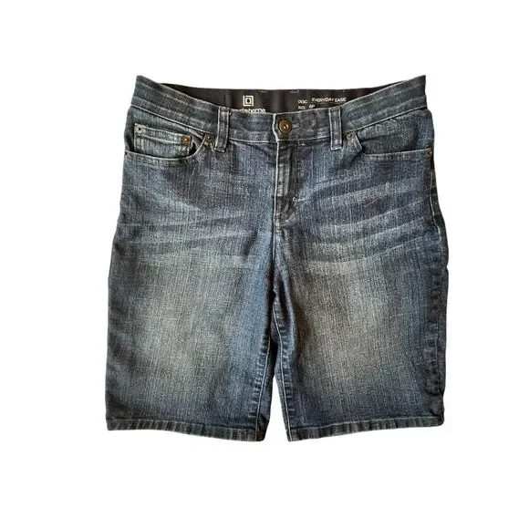 Liz Claiborne Capri Pants 6P Stretch High Rise Denim (W30 L11) - Picture 6 of 9